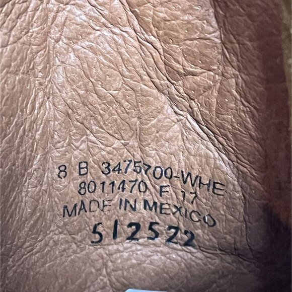 Frye Womens Nat Studded Flower Embellished Suede Engineer Boots Size 8 FITS 7.5 - Picture 8 of 10